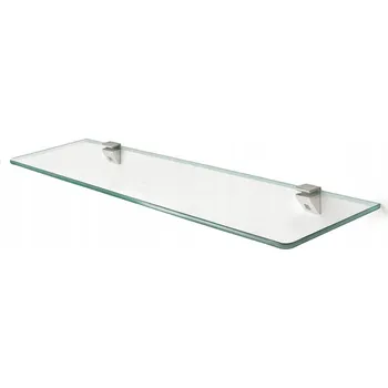 Obraz Elegantní Polička Pod Zrcadlo z Tvrzeného Sklo Bezbarvá 70x13 cm, Tloušťka 6 mm