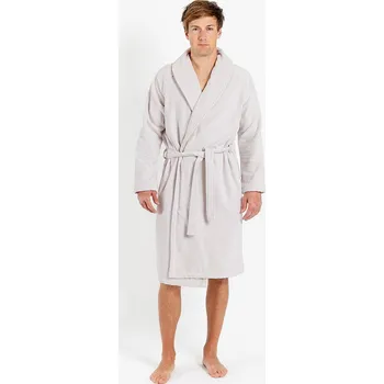 Pánský župan Matějovský Royal pánský - Světle šedý Šedá světlá Bavlna XXL