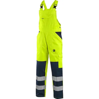 montérky CXS Zahradníky NORWICH, výstražné, pánské, žluto - modré, vel. 58