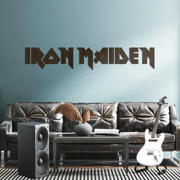 Obraz Dřevěné logo - Iron Maiden, Wenge | DUBLEZ