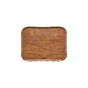 Wood podnos 33 × 43 cm, hnědá oliva