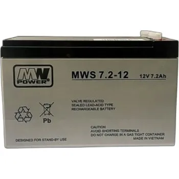 Záložní baterie Gelový akumulátor 12V 7Ah AGM, výkonná pro vozidla