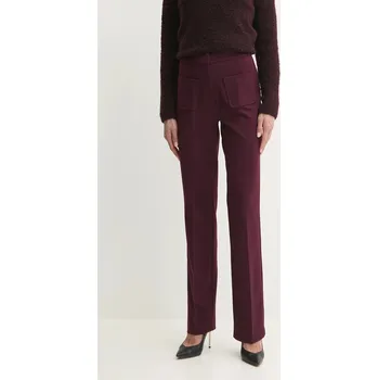 Dámské kalhoty Kalhoty Morgan POULO.F burgundské 93X, vel. 36