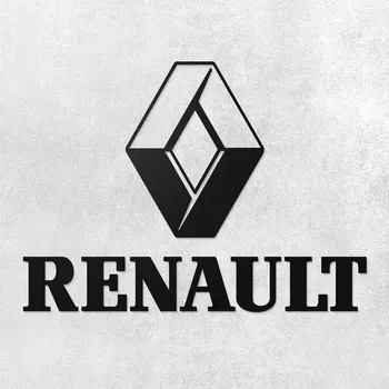 Obraz Renault - Dřevěné logo značky na stěnu | DUBLEZ