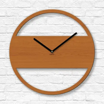 Hodiny Moderní hodiny do obýváku - Encanto, Třešeň | DUBLEZ