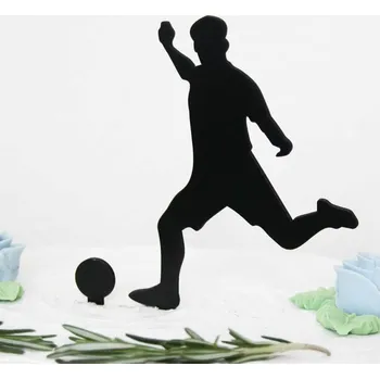 Obraz Dřevěný zápich na dort - Fotbalista muž | DUBLEZ