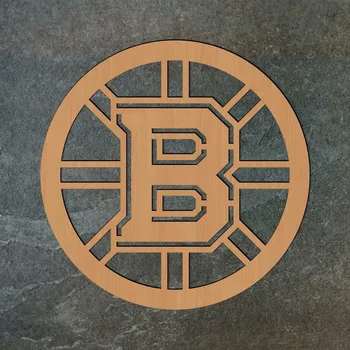 Obraz Dřevěné logo hokejového týmu - Boston Bruins | DUBLEZ