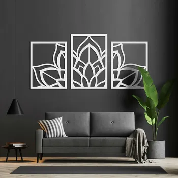 Obraz Vícedílná dřevěná mandala - Bohatství | DUBLEZ