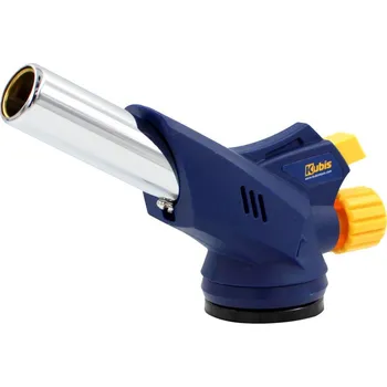 Svářečka Plynový hořák ∅ 20 mm s piezo zapalováním, 1300*С, 80 g/h (1.1 kWh), 360*volná rotace, Bajonetové p