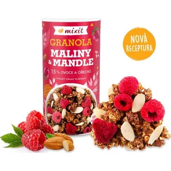 granola z pece - maliny a mandle Mixit 440g exp. 11/25