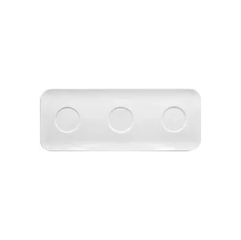 Talíř RAK Talíř obdélníkový 46 × 18 cm, 3 důlky | RAK-AURT46IN3