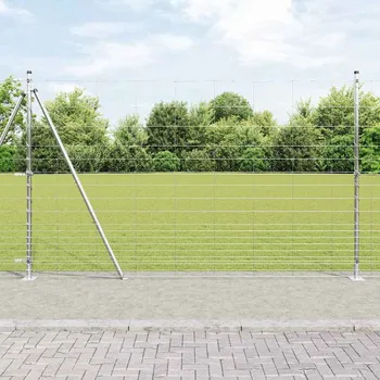 Pastevní plot Stříbrná 50 x 1.5 m Pozinkovaná ocel Stříbrná 3351548