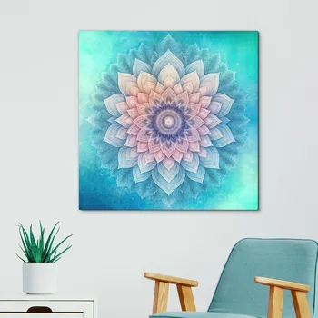 Obraz Nebeská mandala - Dřevěný obraz | DUBLEZ