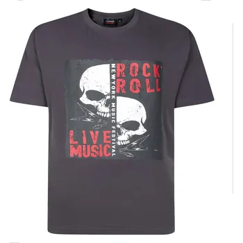 Pánské termoprádlo Tričko s potiskem (Rock N´Roll) - v nadměrné velikosti 3180 T437