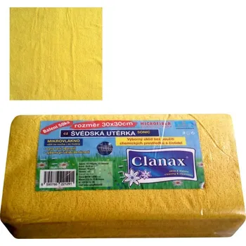 Utěrka Švédská utěrka SONIC 30x30cm/50ks žlutá 1ks