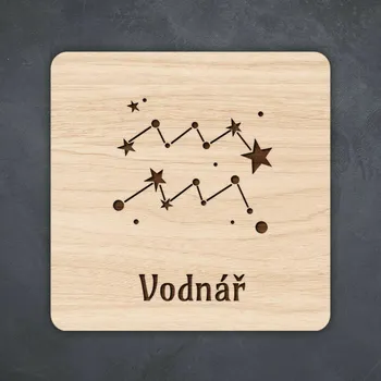Podtácek Podtácek pod hrnek - Znamení Vodnář | DUBLEZ