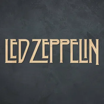 Obraz Dřevěný obraz - Logo Led Zeppelin, Javor | DUBLEZ