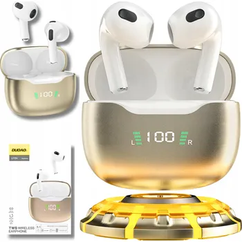 Sluchátka Bezdrátová sluchátka do uší TWS Dudao U15N - bílá