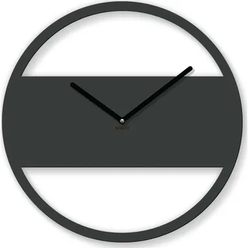 Hodiny Moderní hodiny do obýváku - Encanto, Antracitově-šedá | DUBLEZ