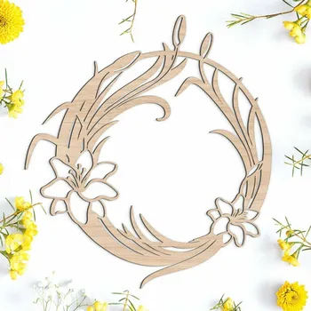 Věnec Závěsný věnec na dveře - Jarní květiny | DUBLEZ