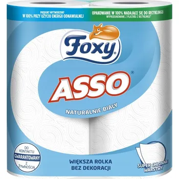 Utěrka Foxy papírové utěrky 2 ks bílé balení