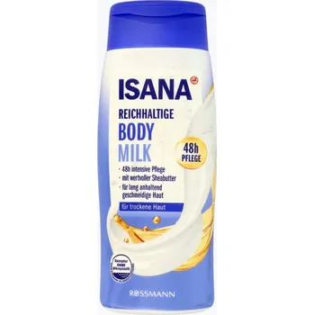 Tělové mléko Pleťové mléko Isana 400 ml