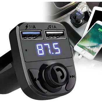 Příslušenství pro autorádio TRANSMITER BLUETOOTH FM MP3 NABÍJEČKA PŘEHRÁVAČ TRANSMITER BT AUDIO