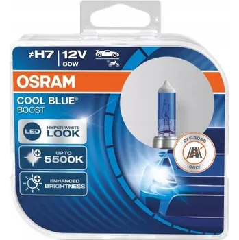 Autožárovka OSRAM Cool Blue Boost H7 80 W 2 ks