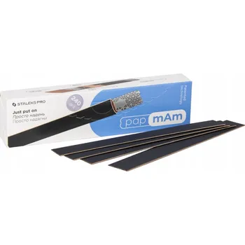 Ruční Pilník na papír Staleks rovný, černý