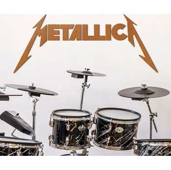 Obraz Dřevěný obraz - Logo METALLICA, Třešeň | DUBLEZ