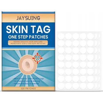 Vrták Náplasti na odstranění kožních znamének, výrůstků, bradavic a kožních štítků, 120 ks