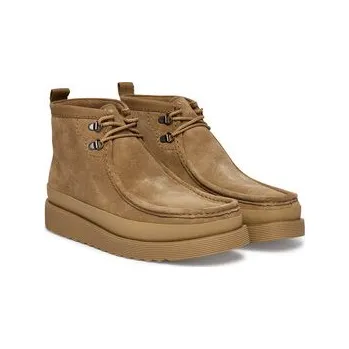 Dámské kozačky Kozačky Clarks WallabeeFTR2Hi 26183462 Hnědá 41_5