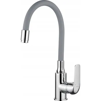 Vodovodní baterie Stojánková kuchyňská baterie Kuchinox ELZA, stříbrná, šedá