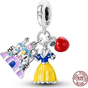 Korálek Prosperk Korálek na náramek Sněhurka