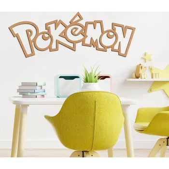 Obraz Dřevěný obraz - Logo Pokémon, Buk | DUBLEZ