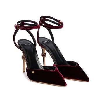 Dámské lodičky Lodičky Elisabetta Franchi SA-74L-57E2-EA4 Bordó 37