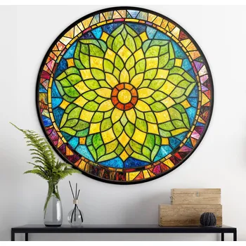 Obraz Barevná mandala - Sluneční lotos | DUBLEZ