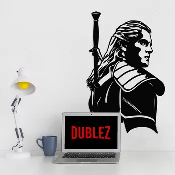 Obraz Dřevěný obraz Zaklínač - Geralt z Rivie | DUBLEZ