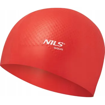 Plavecká čepice Plavecká čepice Silikonová Nils Aqua červená