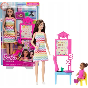 Mattel Barbie Herní set povolání s panenkou učitelkou a doplňky JCR71