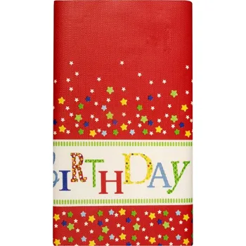 Jednorázový ubrus Ubrus 120 cm x 180 cm "Happy Birthday" 82594P 82594P