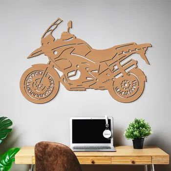 Obraz Dřevěný obraz motorky - BMW R1200 GS, Buk | DUBLEZ