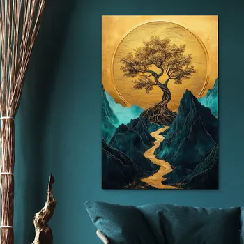 Obraz Strom života - Zlatá cesta | DUBLEZ