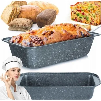 Forma na pečení BLACHA FORMA KEKSÓWKA WĄSKA DO PIECZENIA CHLEBA KOLÁČŮ PAŠTIKA 13x39 Cm