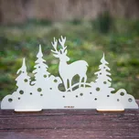 Vianočná dekorácia na okno - Zasnežená krajina | DUBLEZ