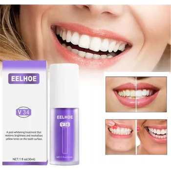 Přípravek na bělení zubů Bělící zubní pasta V34 korektor barvy 30 ml