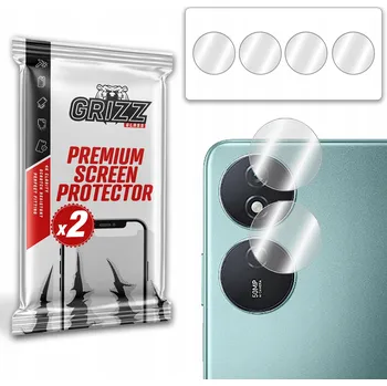 Pouzdro na mobilní telefon Hybridní Sklo GrizzProtector pro Honor Play 8T, 2 ks