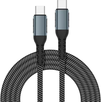 Datový kabel Optonica 1M TYPE-C TO TYPE-C CABLE 6A bílé