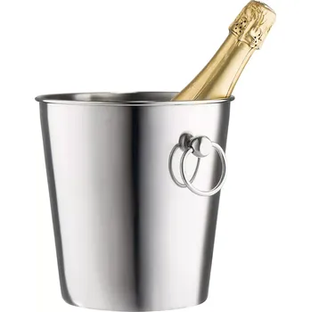Chladič na víno LEOPOLD VIENNA Chladič na sekt s úchyty, nerez, lesklý, výška: 197 mm, délka: 197 mm