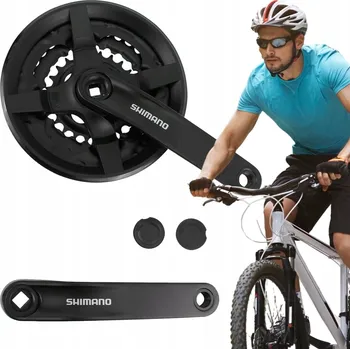 Klika na kolo Kliky Shimano FC-TY301 42/34/24 170mm 6/7/8 rychlostí černé s krytem p+l + zátky